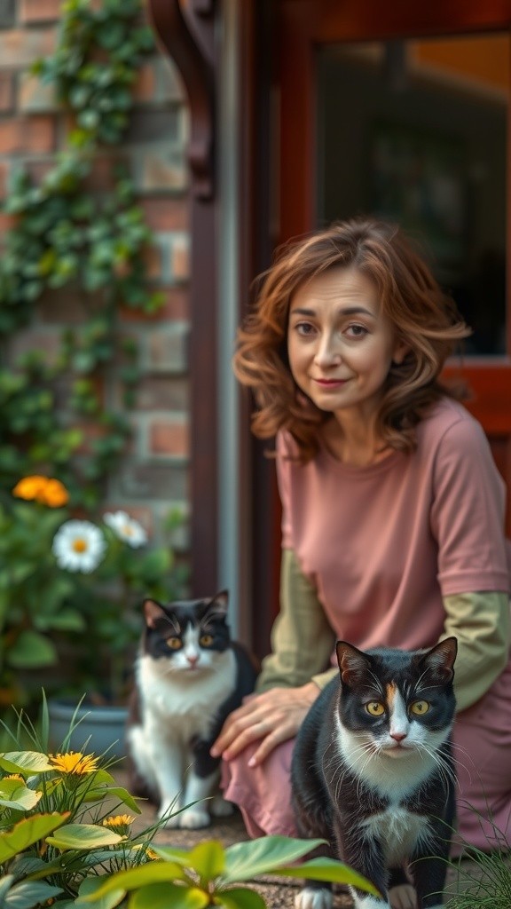 The Stray Cat and the Old Lady