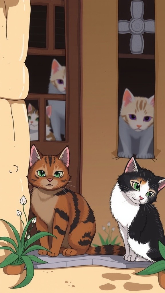 Kucing Liar yang Mengunjungi Wanita Tua