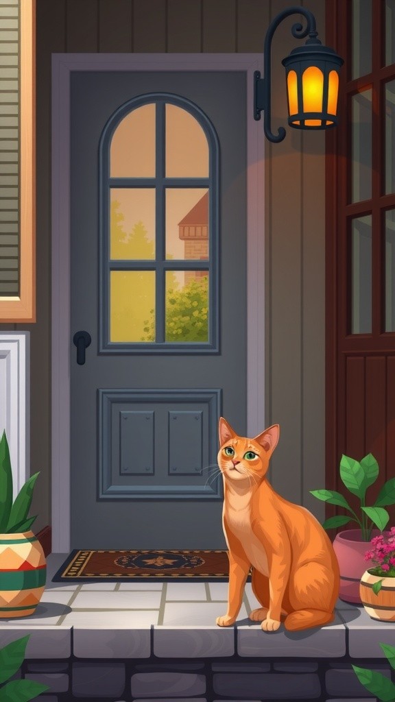 From Stray to Stay: An Old Lady's New Friends