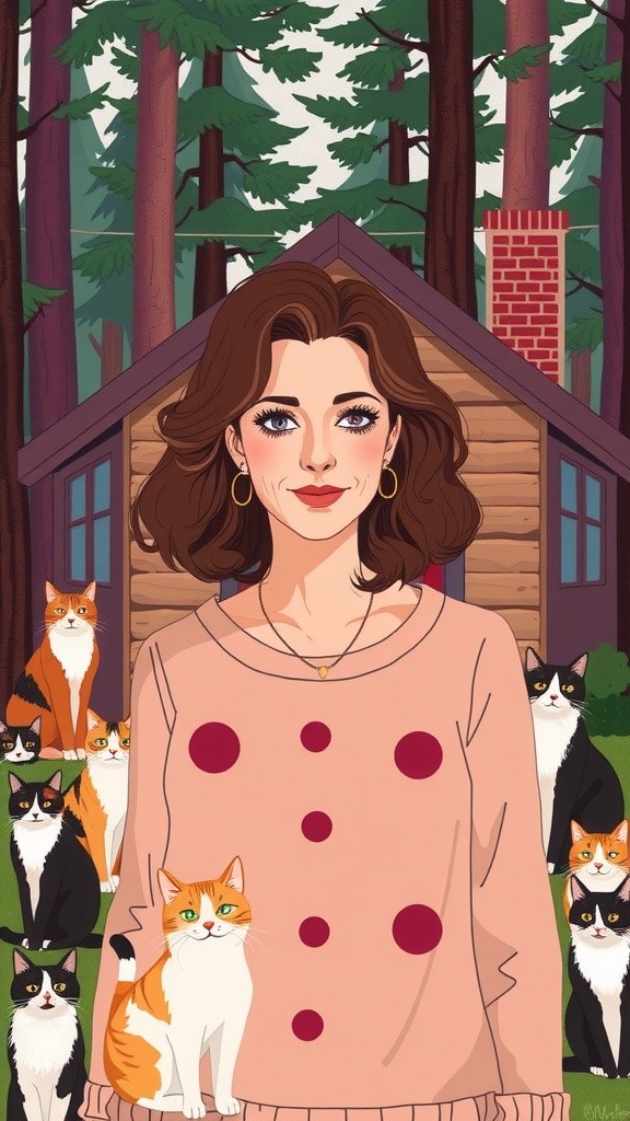 The Old Lady and the Stray Cat