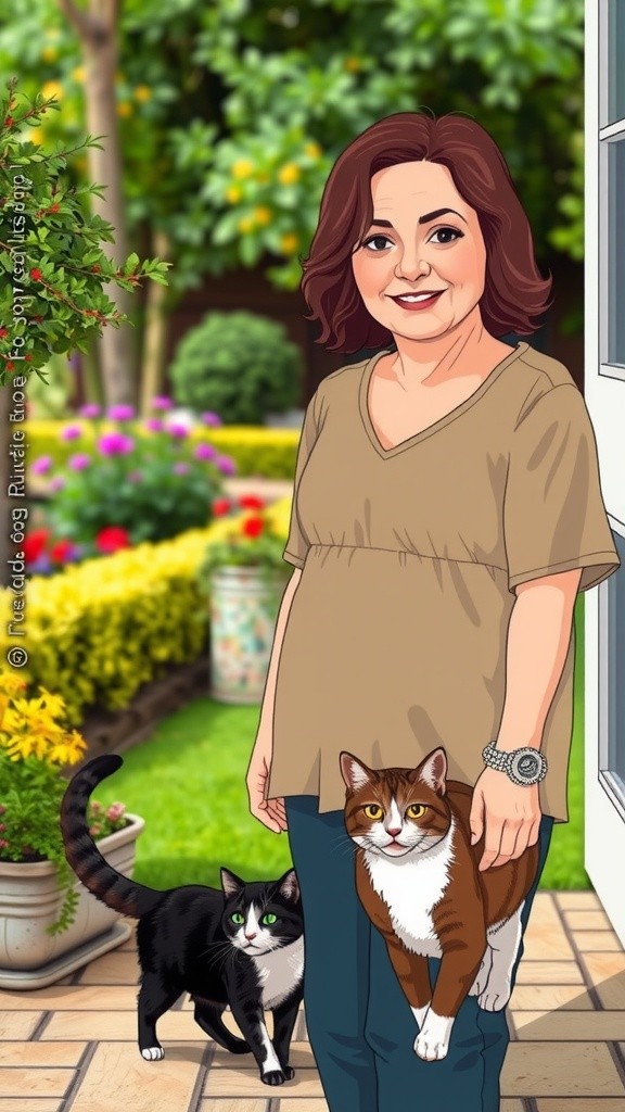 The Old Lady and the Stray Cat