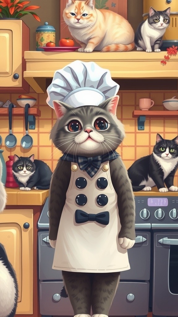 Chef Cat Cooks Up a Storm