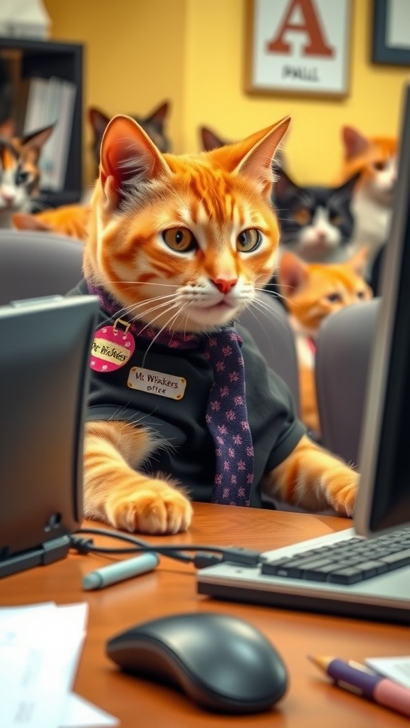 Kucing Lucu di Perkantoran: Antara Loyalitas dan Kebangkitan
