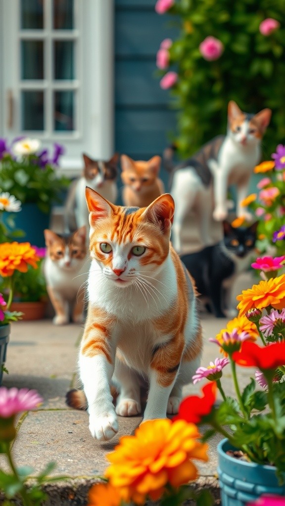 Unexpected Friends: The Stray Cat and the Old Lady