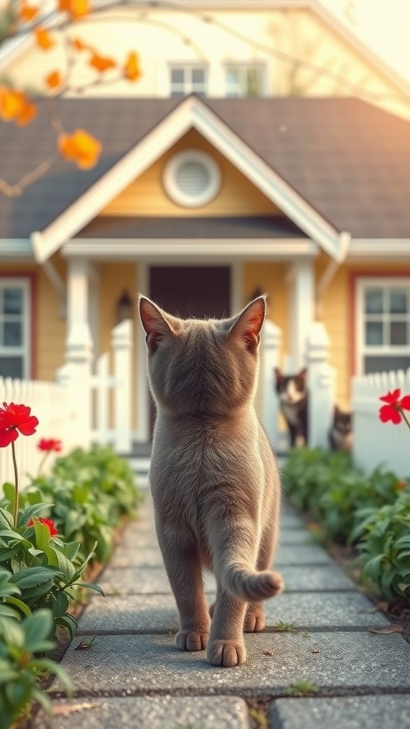 Berteman dengan Kucing Liar