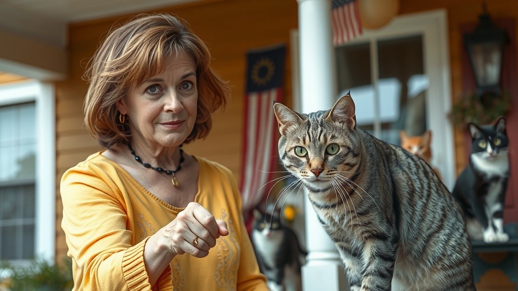 The Stray Cat and the Old Lady