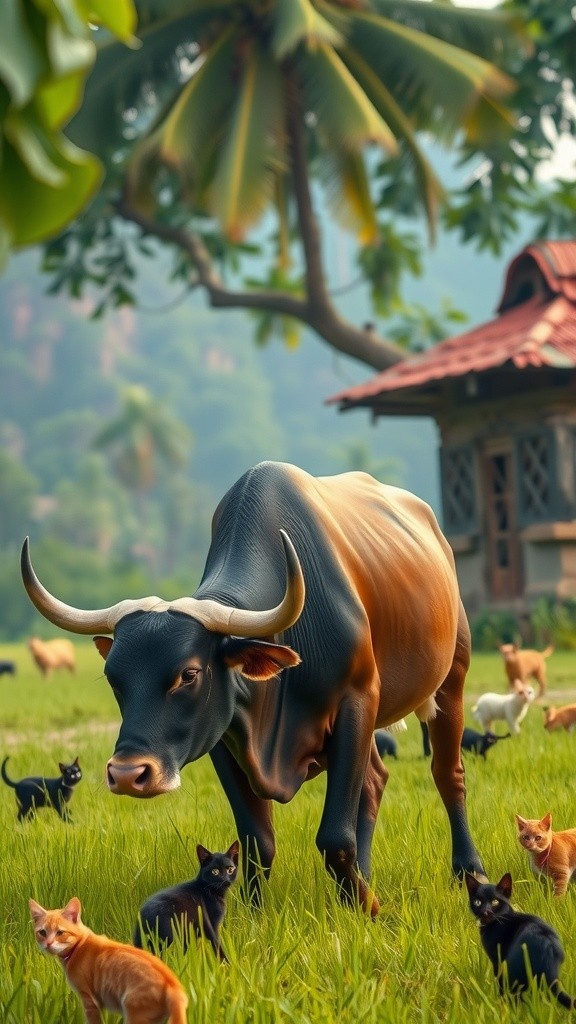 भोलू: गाँव का प्यारा बैल और उसका साहस