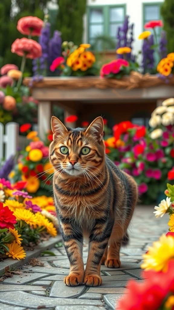The Old Lady and the Stray Cat Family