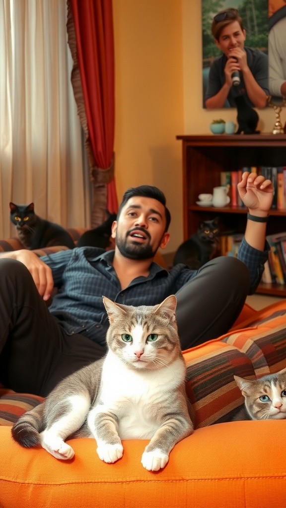 Kucing Introvert yang Bisa Bicara