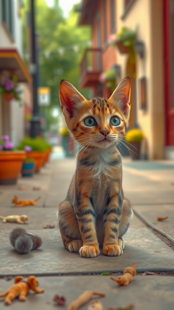 The Stray Kitten's Impact on the Old Lady