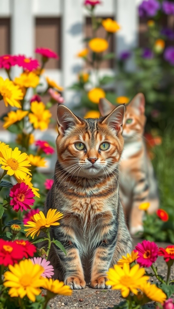 The Old Lady and the Stray Cat's Kittens