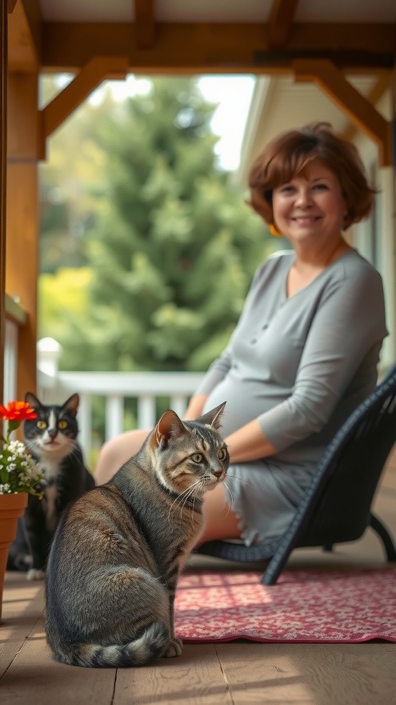 The Old Lady and the Stray Cat