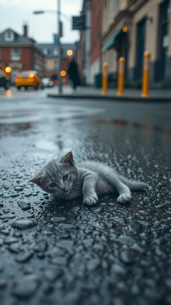Kisah Anak Kucing yang Menemukan Cinta