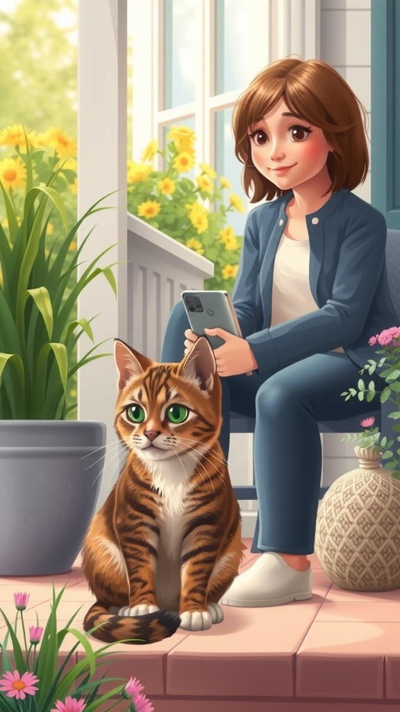 A New Beginning: The Old Lady and the Stray Cat