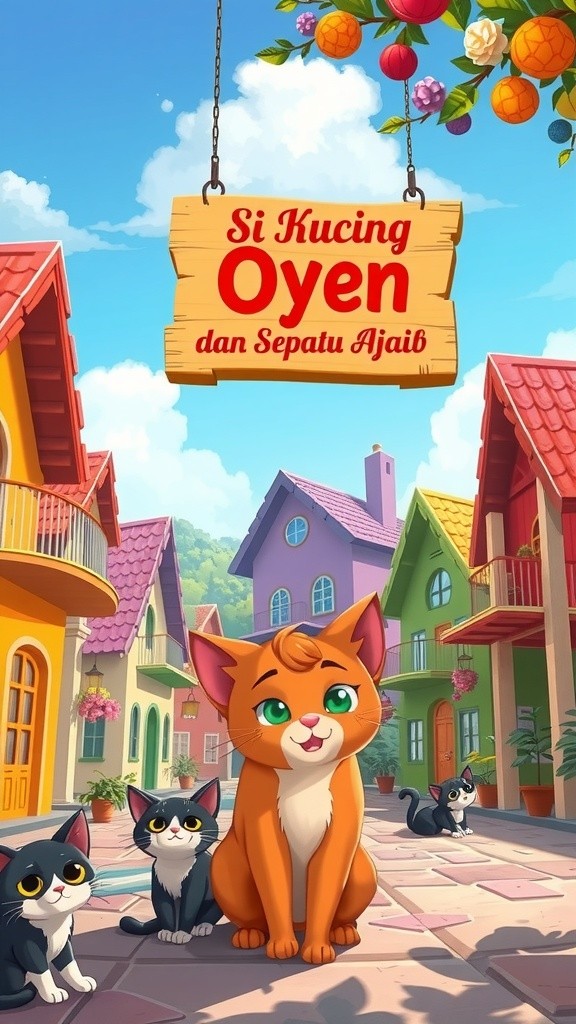 Oyen dan Sepatu Ajaib: Kucing Influencer Senam