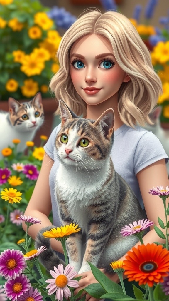 A Surprising Friendship: The Old Lady and the Stray Cat