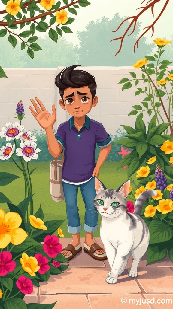 A New Beginning: The Old Lady and the Stray Cat