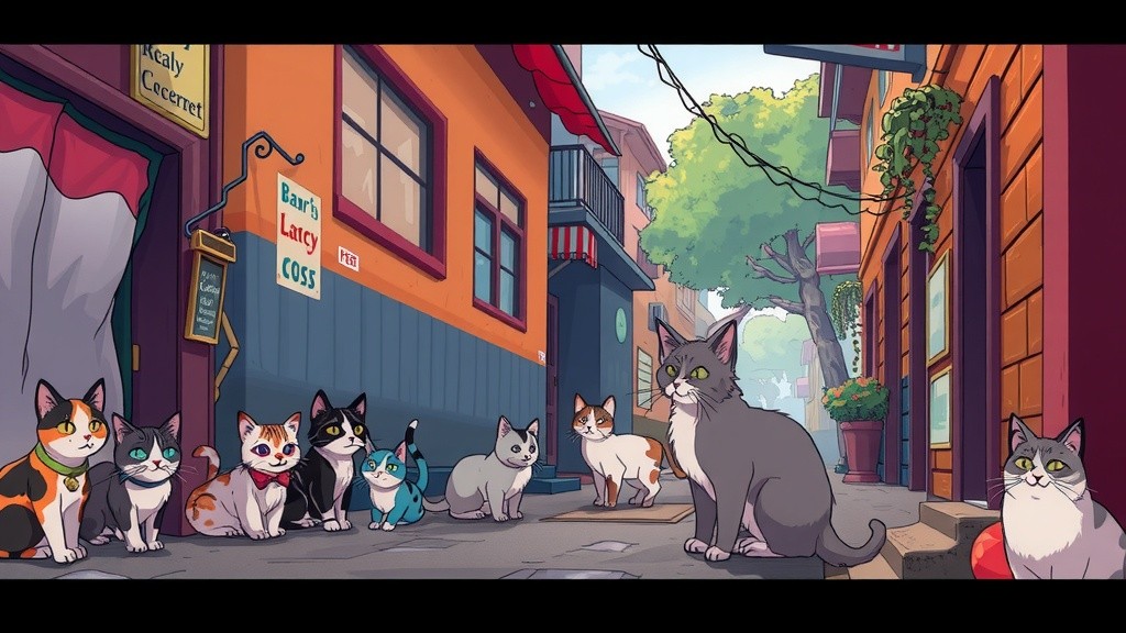 A New Beginning: The Old Lady and the Stray Cat