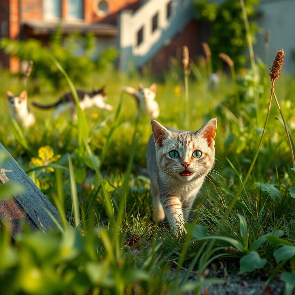 A Stray Cat's Visit