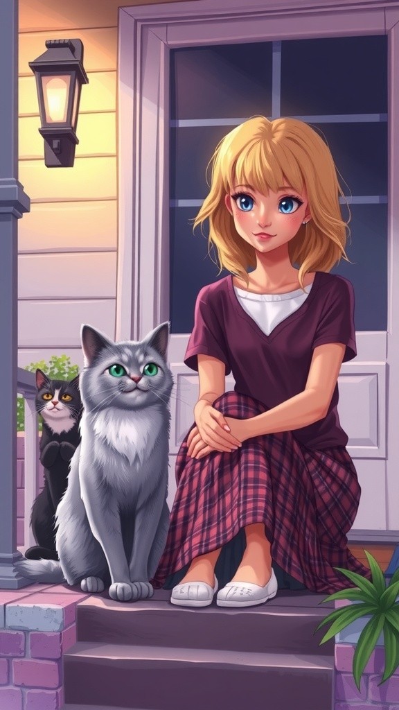 An Unexpected Friendship: The Stray Cat and the Old Lady
