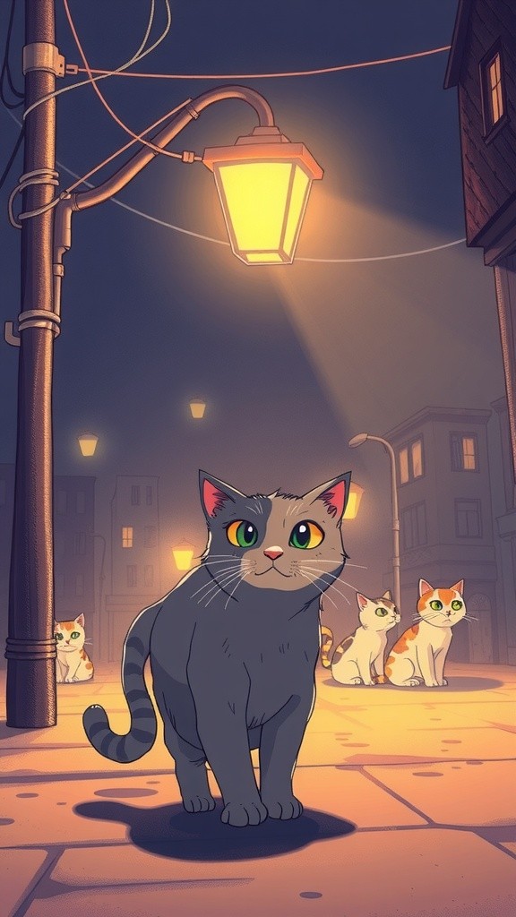 A Stray Cat's New Home