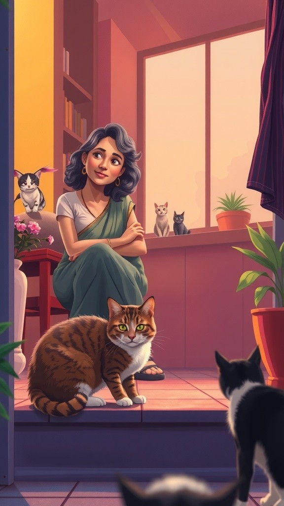 A Bond Beyond Words: The Stray Cat's Journey