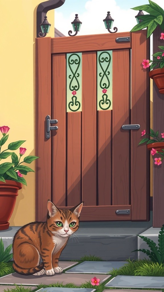 A New Beginning: The Old Lady and the Stray Cat