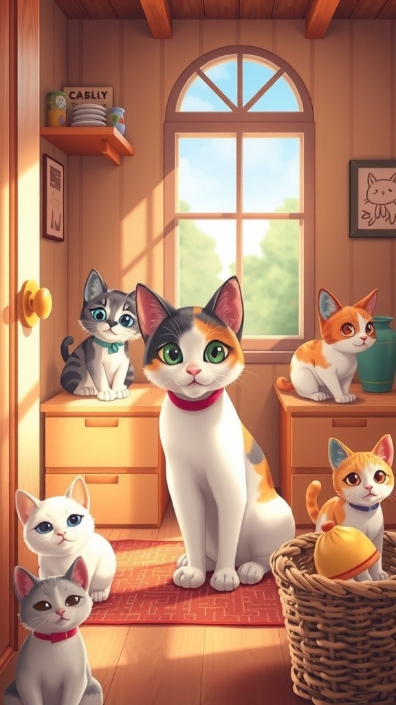 Clever Cat's Key Caper: A Treat-Fueled Twist