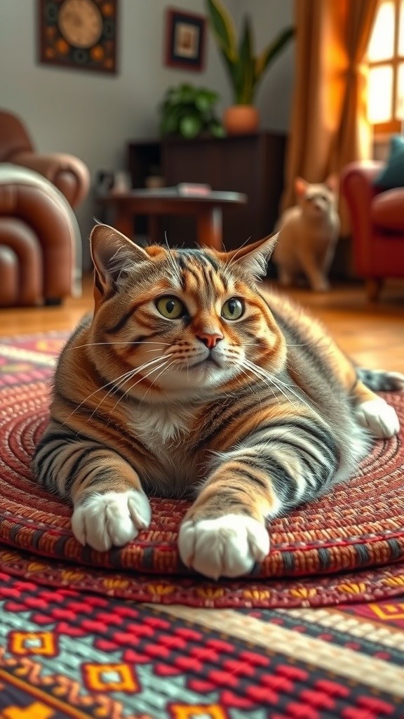 Cimut Si Kucing Diet yang Jualan Mie Ayam