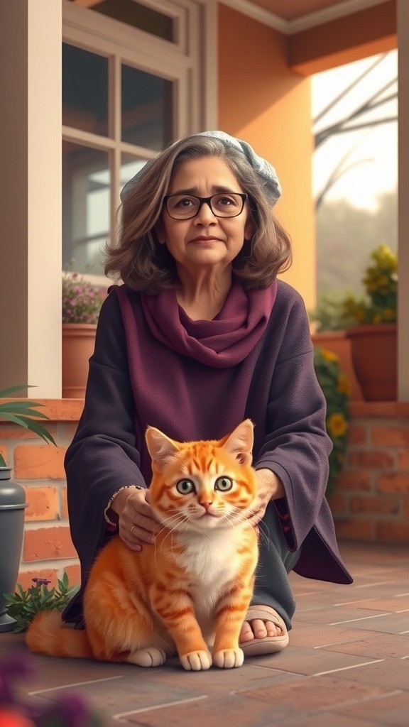 A Heartwarming Bond: The Cat and Mrs. Gable
