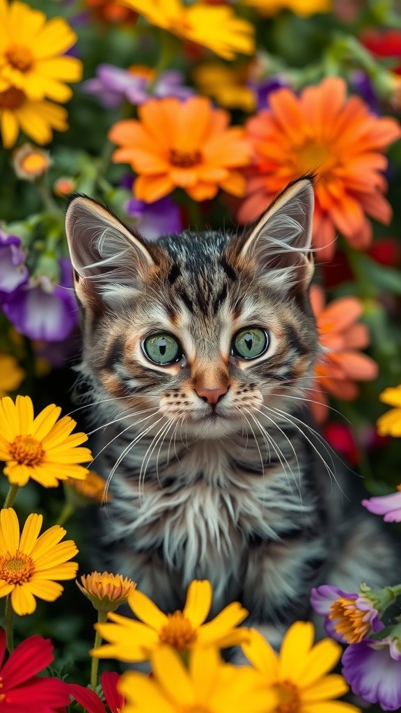 The Old Lady and the Stray Cat's Kittens