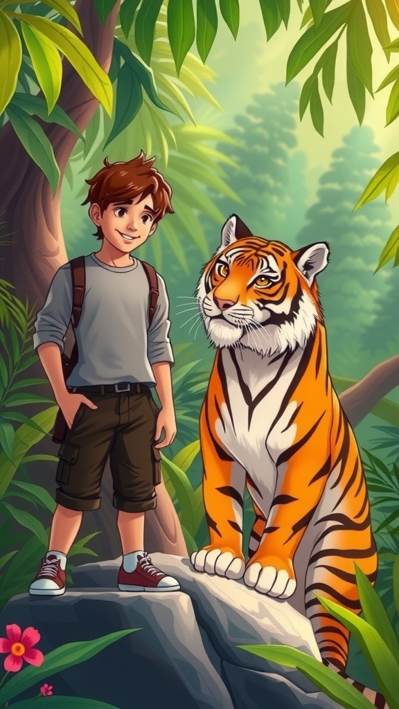 Harmony in the Wilderness: The Bond of Man and Tiger