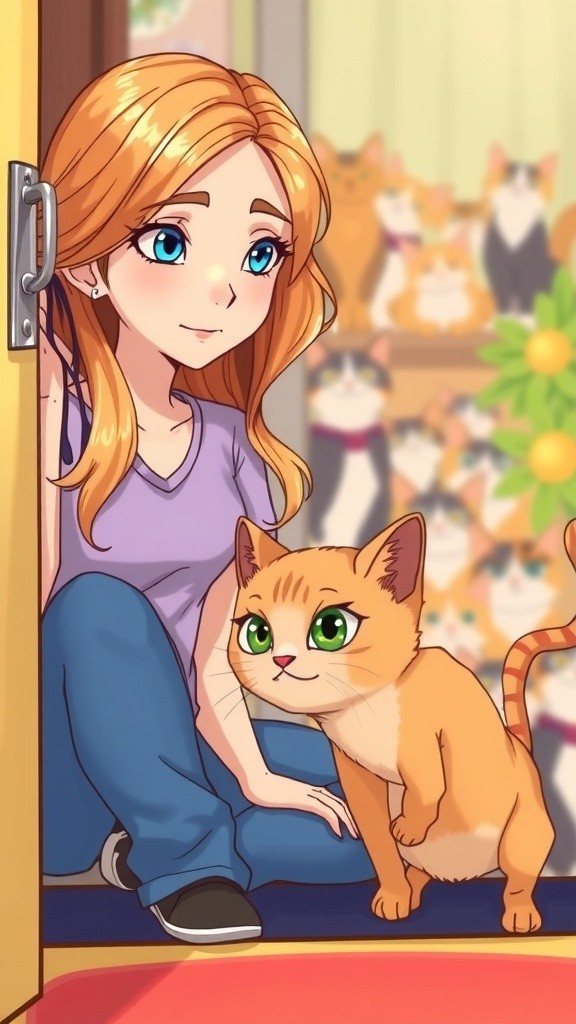 The Stray Cat and the Old Lady