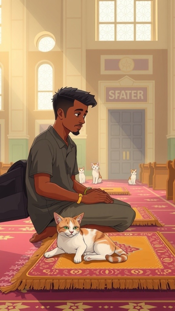 Kucing Imam di Saf Depan