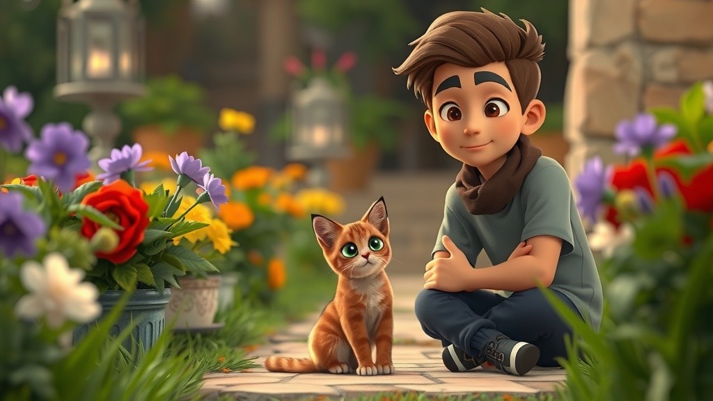 The Old Lady and the Stray Cat
