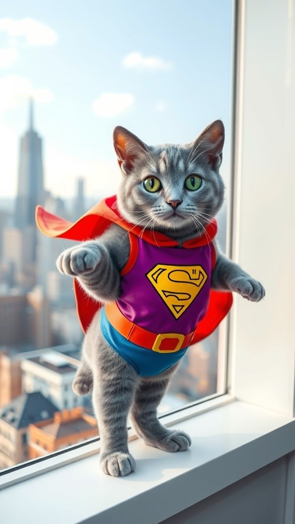 AI Turns My Cat into a Superhero!