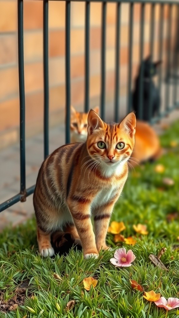 A New Friendship: The Stray Cat and the Old Lady