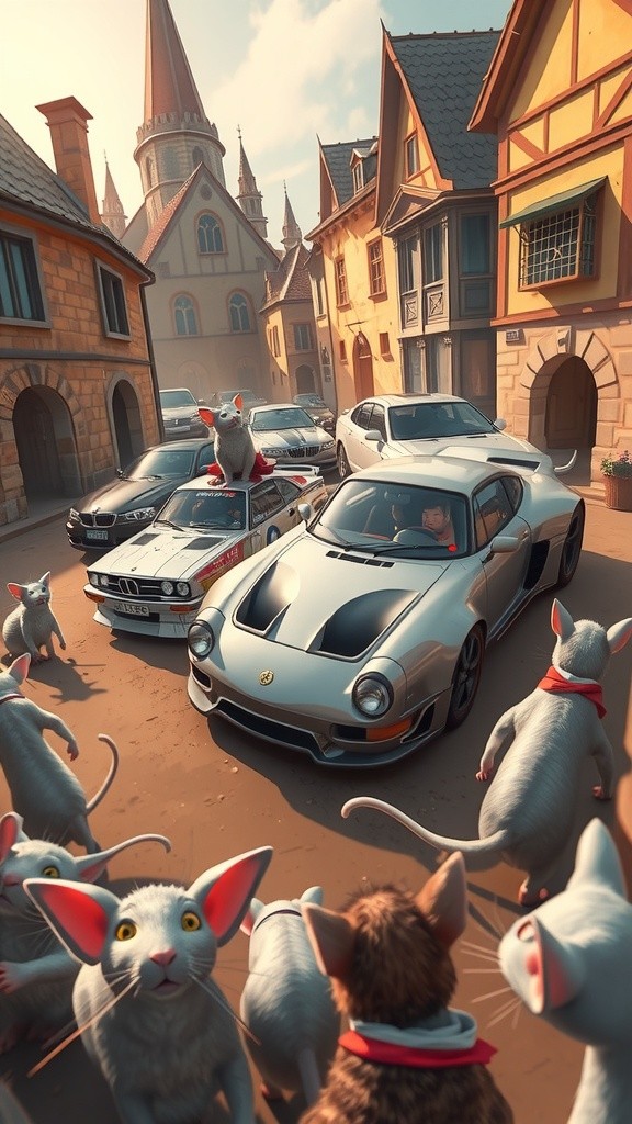 The Epic Battle: Cars vs. Rats in a Small Village