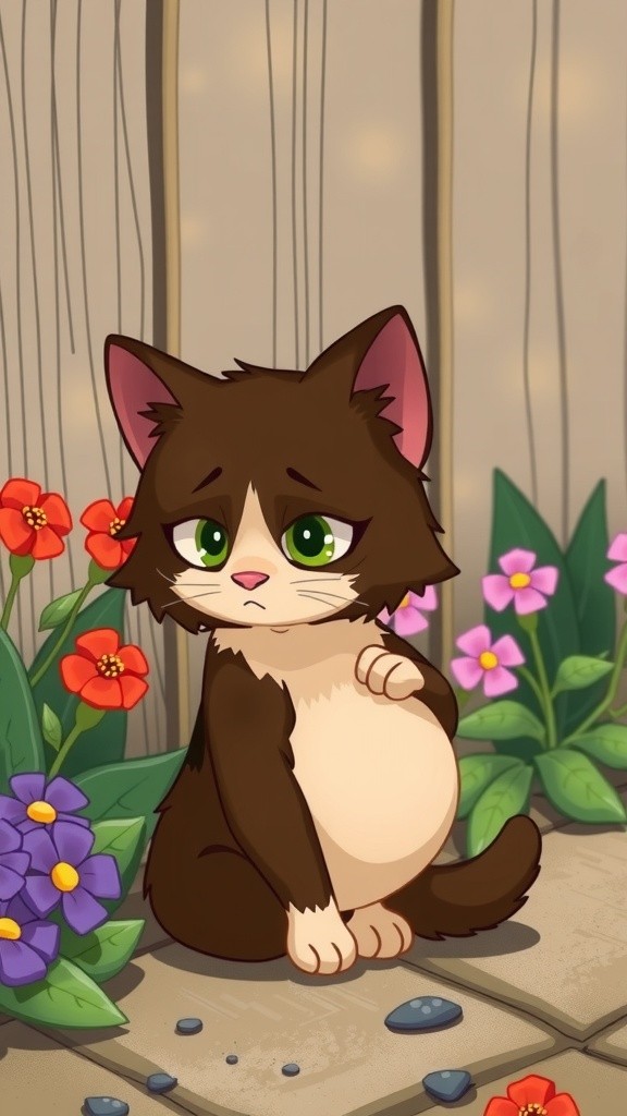 A Mother's Care: The Stray Cat's Journey