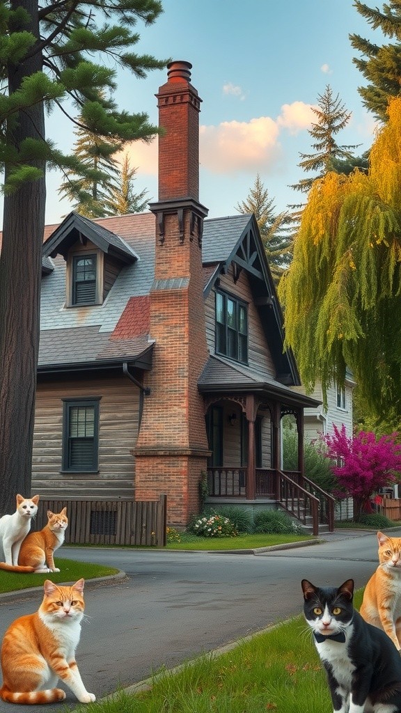 A New Feline Friendship: The Stray Cat's Journey