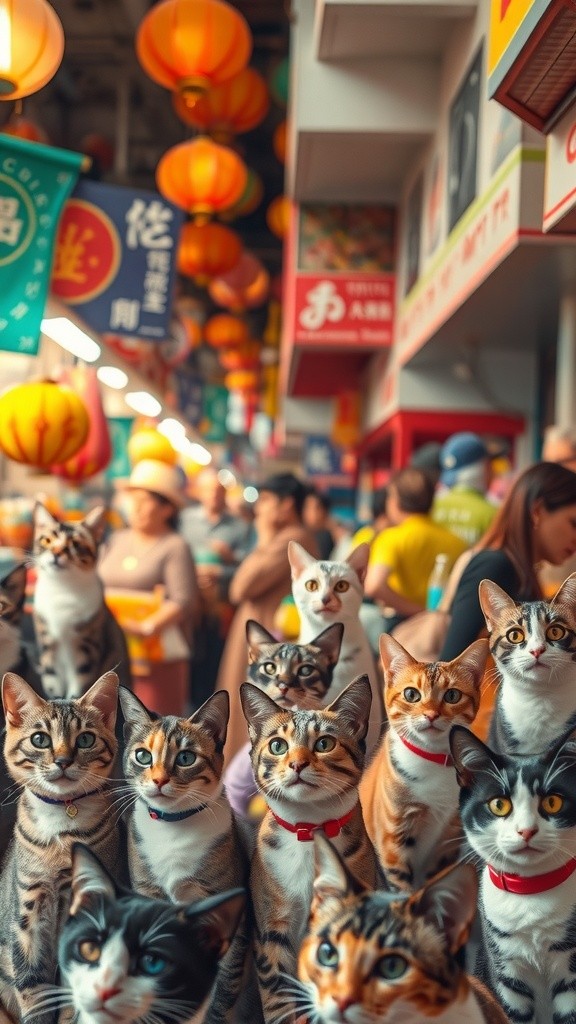 Miu si Anak Kucing Tersesat di Pasar