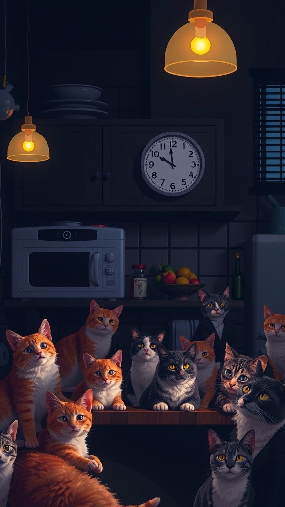 Nasi Goreng Malam dan Kucing Bicara