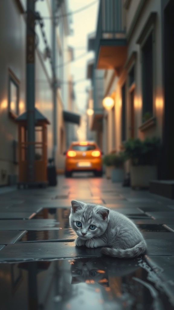 Kisah Anak Kucing yang Ditemukan dan Diselamatkan