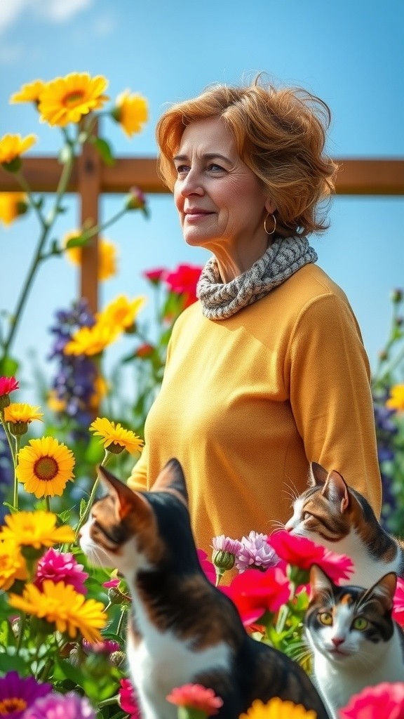 The Old Lady and the Stray Cat