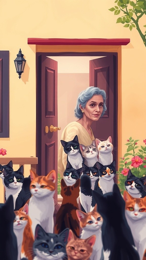Kucing Liar dan Wanita Tua