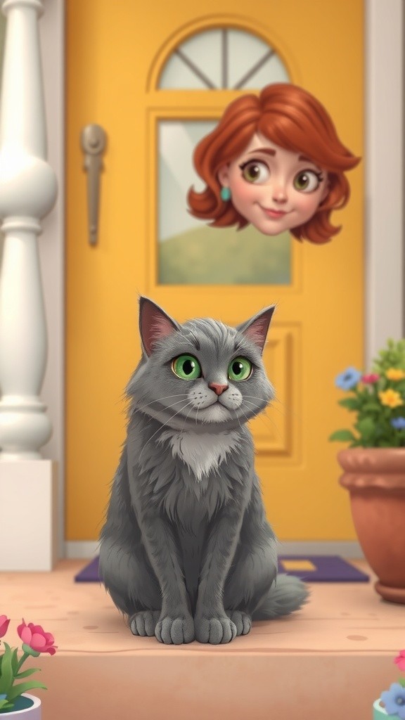 The Old Lady and the Stray Cat