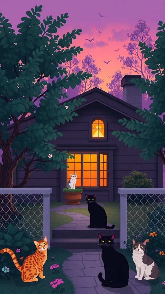A Stray Cat's New Home