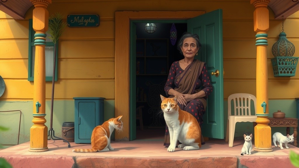 Kehangatan dari Kucing Liar yang Datang