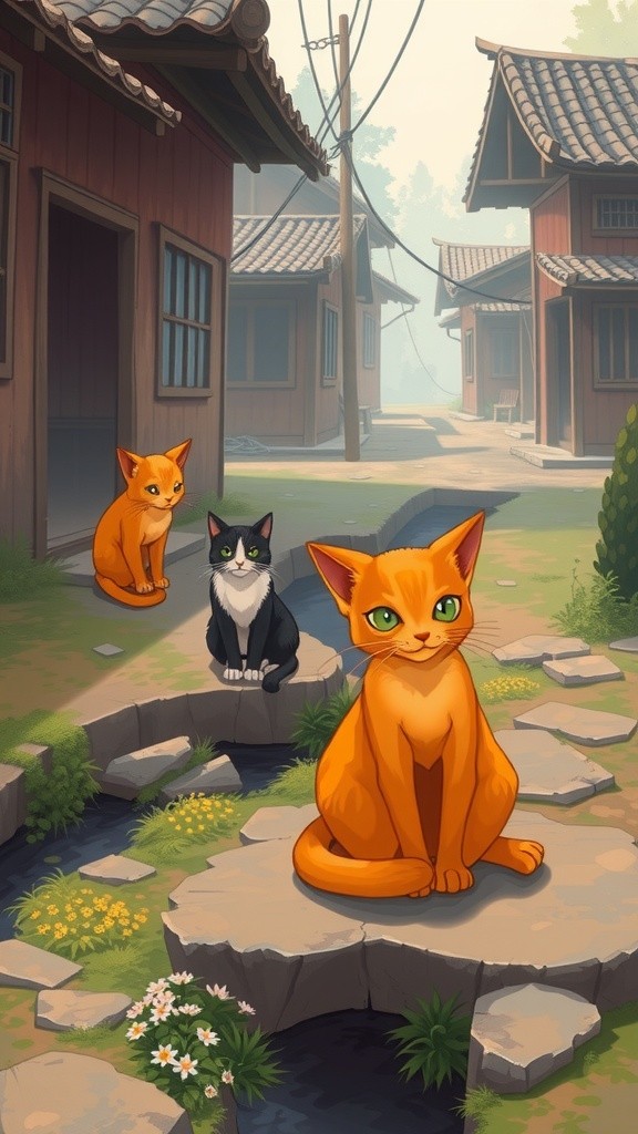 Si Oyen: Kucing Sakti dari Kampung Pinggir Selokan