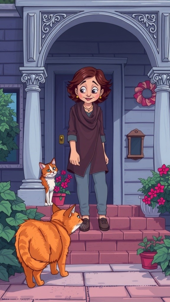 The Stray Cat and the Old Lady